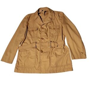 The Patriot Brand Vintage Windbreaker Jacket with Belt Size M